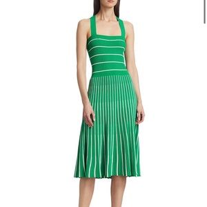 Alexis Bess Dress in Green Stripe